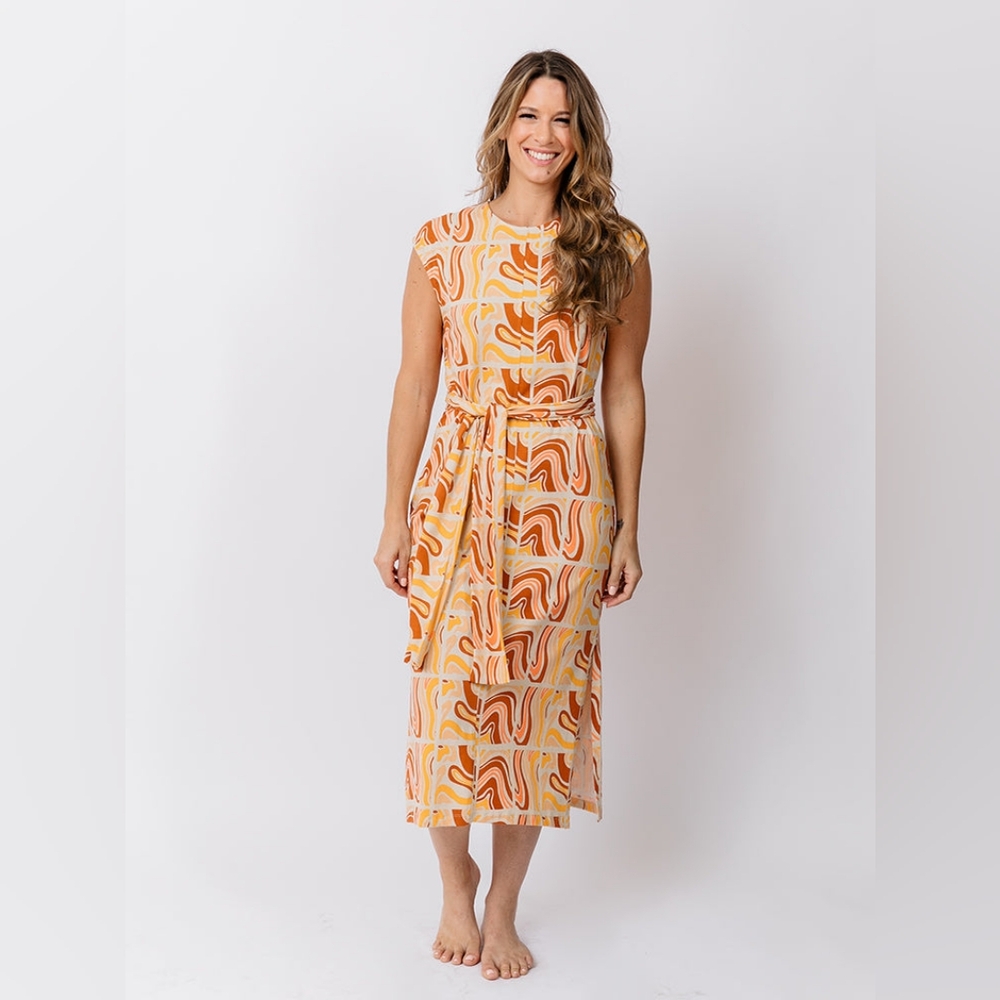 Mata Traders Organic Cotton Shift Dress Size Small